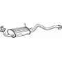280-157 BOSAL Середній глушник вихлопних газів