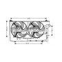 CN7518 AVA QUALITY COOLING Вентилятор охолодження двигуна