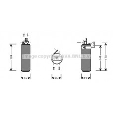 RTD019 AVA QUALITY COOLING Осушувач кондиціонера