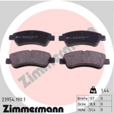 23954.190.1 ZIMMERMANN Комплект гальмівних колодок дисковий гальм