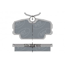 SP 141 PR SCT - MANNOL КомплеК т гальмівних колодок, дискове гальмо