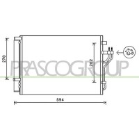 HN804C002 PRASCO Конденсатор кондиціонера