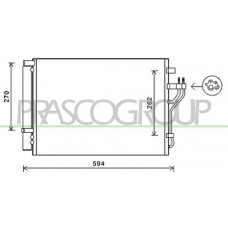 HN804C002 PRASCO Конденсатор кондиціонера