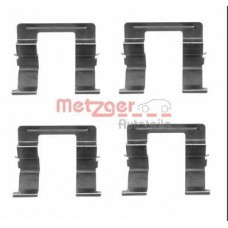 109-1605 METZGER Комплектуючі колодки дискового гальма