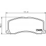 8DB 355 016-941 HELLA КомплеК т гальмівних колодок, дискове гальмо