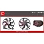 CEF73361AS CASCO Вентилятор охолодження двигуна