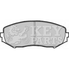 KBP1957 KEY PARTS Комплект гальмівних колодок дисковий гальм