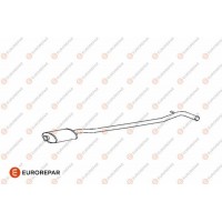E12855E EUROREPAR Середній глушник вихлопних газів