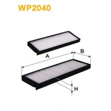 WP2040 WIX FILTERS Фільтр повітря у внутрішньому просторі