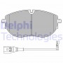 LP3652 DELPHI Комплект гальмівних колодок дисковий гальм