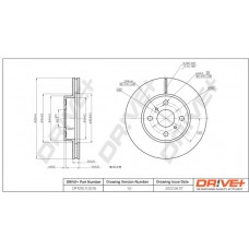 DP1010.11.0576 Dr!ve+ Гальмівний диск