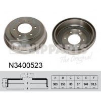 N3400523 NIPPARTS Гальмівний барабан