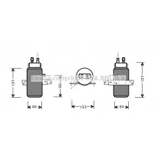 SBD043 AVA QUALITY COOLING Осушувач кондиціонера
