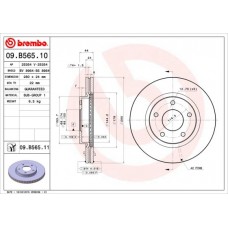 09.B565.11 BREMBO Гальмівний диск
