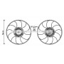VNF332 AVA QUALITY COOLING Вентилятор охолодження двигуна