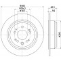 8DD 355 116-111 HELLA PAGID Гальмівний диск