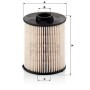Паливний фільтр MANN-FILTER PU 839 x