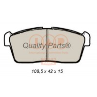 704-16080 IAP QUALITY PARTS Комплект гальмівних колодок дисковий гальм