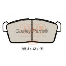 704-16080 IAP QUALITY PARTS Комплект гальмівних колодок дисковий гальм