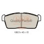 704-16080 IAP QUALITY PARTS Комплект гальмівних колодок дисковий гальм