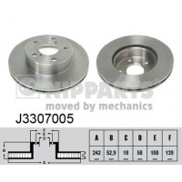 J3307005 NIPPARTS Гальмівний диск