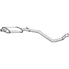 282-035 BOSAL Середній глушник вихлопних газів