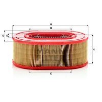 C 25 124 MANN-FILTER Повітряний фільтр