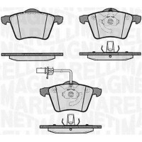 363916060262 MAGNETI MARELLI Комплект гальмівних колодок дисковий гальм