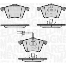 363916060262 MAGNETI MARELLI Комплект гальмівних колодок дисковий гальм