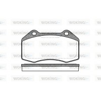 P10133.00 WOKING Комплект гальмівних колодок дисковий гальм