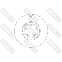 6067815 GIRLING Гальмівний диск