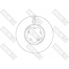 6067815 GIRLING Гальмівний диск