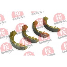 602-00-6662 SAKURA Комплект гальмівних колодок