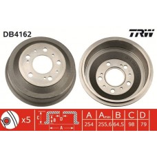 DB4162 TRW Гальмівний барабан
