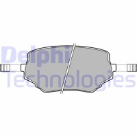 LP1015 DELPHI Комплект гальмівних колодок дисковий гальм