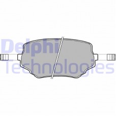 LP1015 DELPHI Комплект гальмівних колодок дисковий гальм