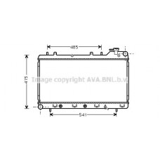 SU2016 AVA QUALITY COOLING Радіатор охолодження двигуна