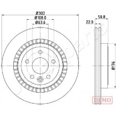 DP-0325C JAPANPARTS Гальмівний диск