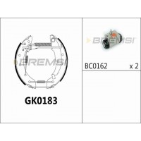 GK0183 BREMSI Комплект гальмівних колодок