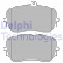 LP3603 DELPHI Комплект гальмівних колодок дисковий гальм