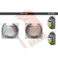 79RBKT0033 R BRAKE Комплект гальмівних колодок