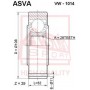 VW-1014 ASVA Шарнирный комплект, Привідний вал