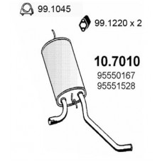 10.7010 ASSO Глушник вихлопних газів кінцевий