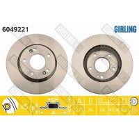 6049221 GIRLING Гальмівний диск