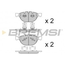 BP3095 BREMSI Комплект гальмівних колодок дисковий гальм