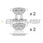BP3095 BREMSI Комплект гальмівних колодок дисковий гальм