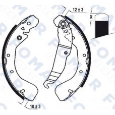 FO 0672 FOMAR Friction Комплект гальмівних колодок