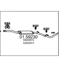 01.59230 MTS Середній глушник вихлопних газів