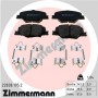 22838.195.2 ZIMMERMANN Комплект гальмівних колодок дисковий гальм
