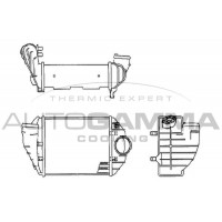 102535 AUTOGAMMA Интеркулер